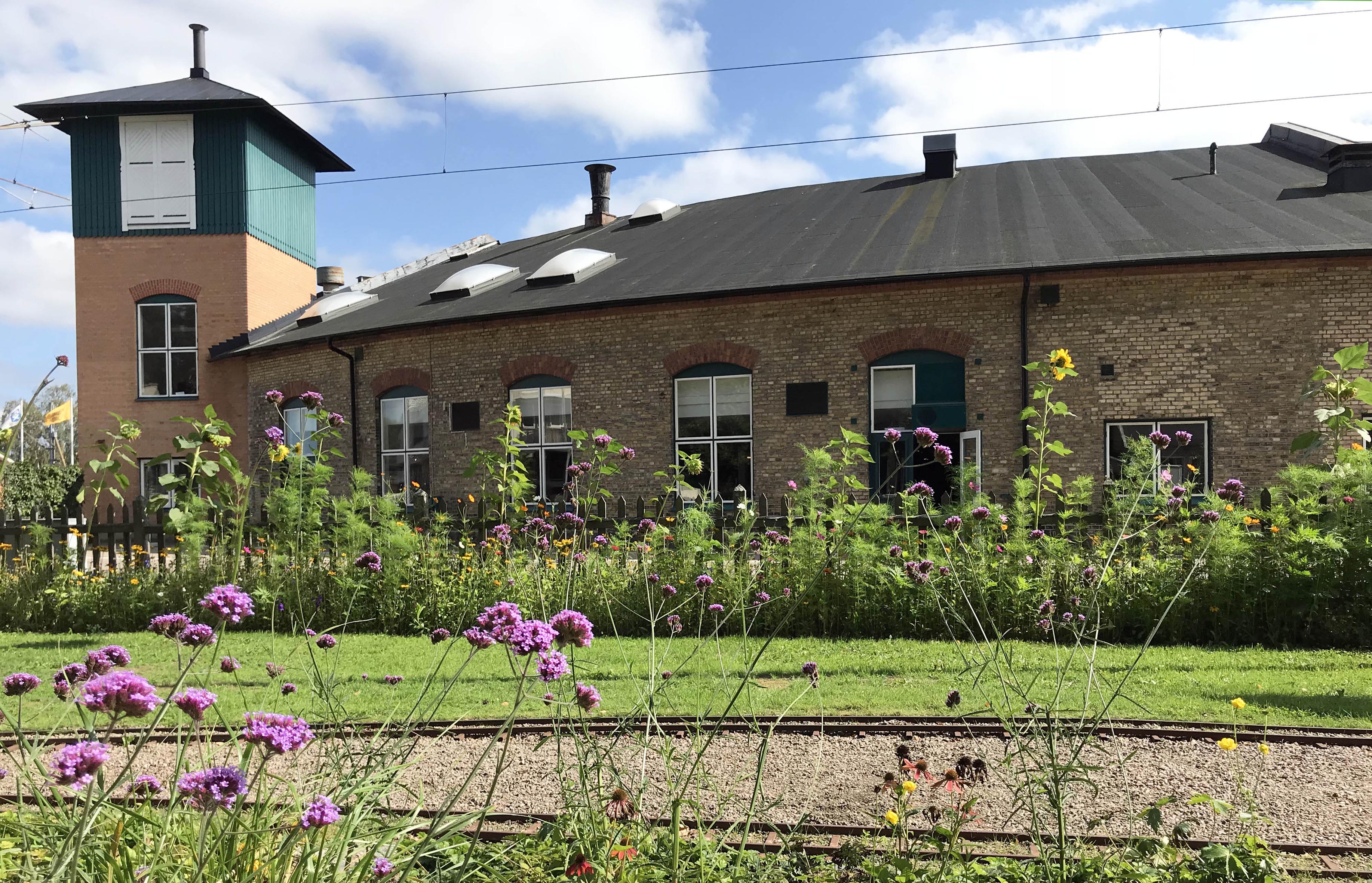 Museet fran parken foto Jarnvagens Museum webb