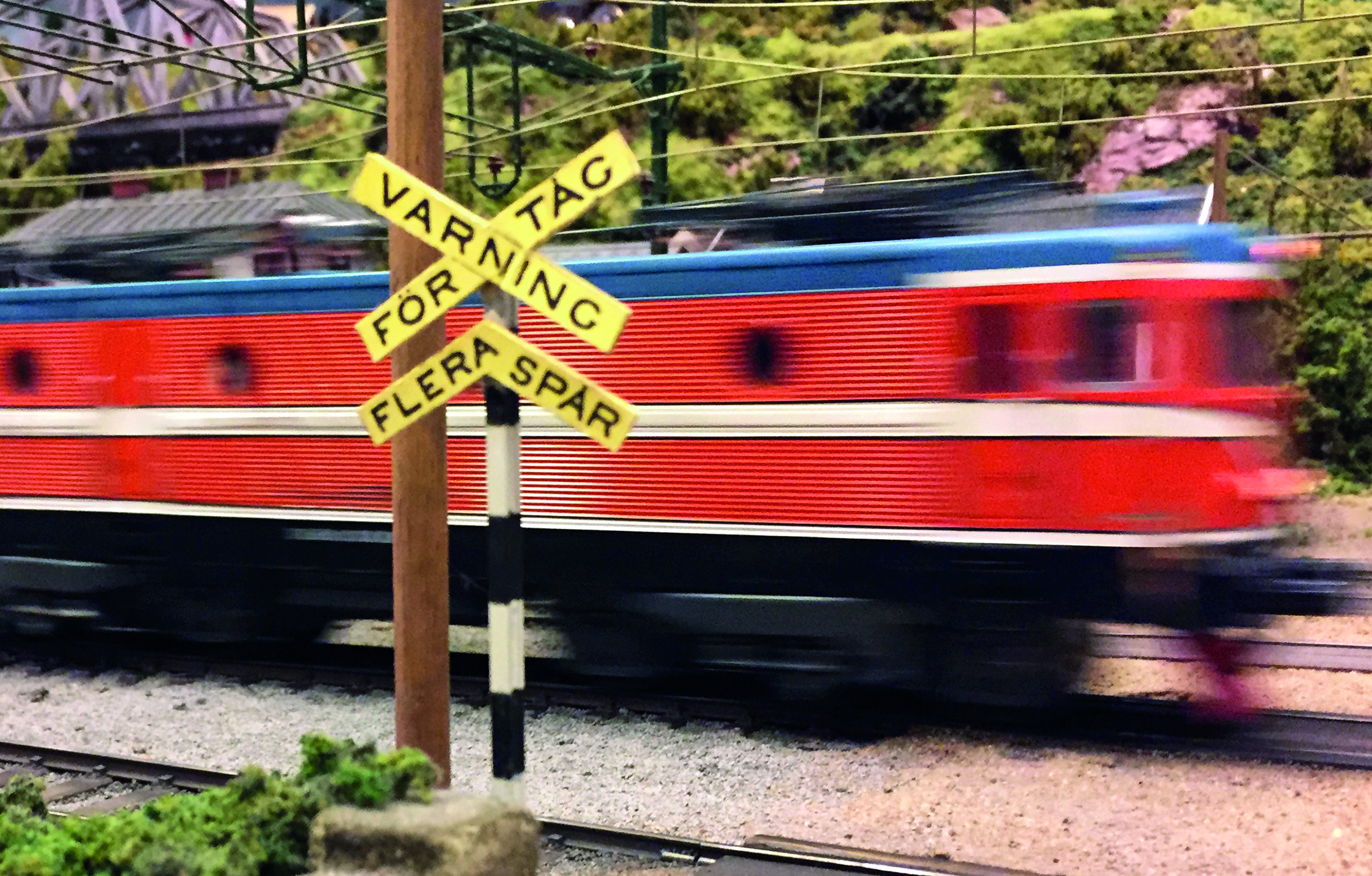 RC lok modellbana foto Jarnvagens Museum