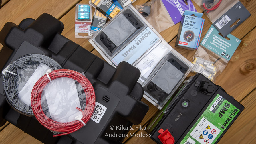 Delar till vår hemmabyggda Power Station