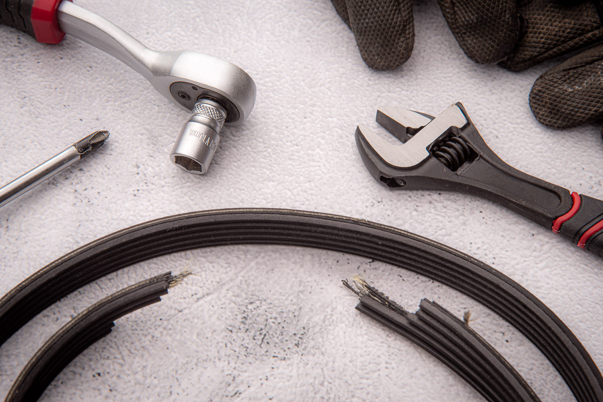 Trasig drivrem, Volvo XC70