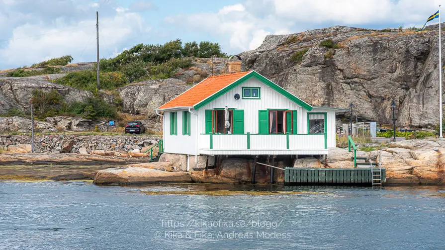 Hus vid vattnet på Marstrand