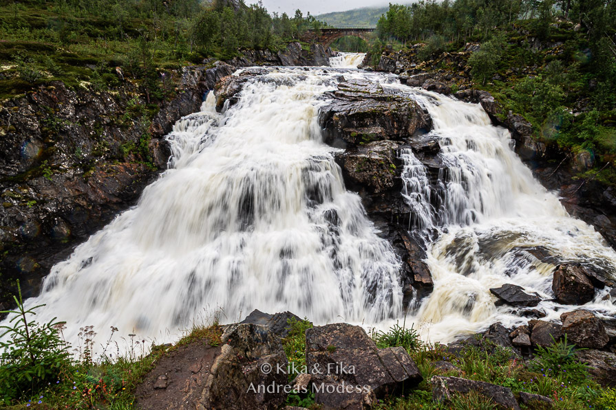 Hardangerbron och Vøringsfossen får avsluta vår första bilcamping